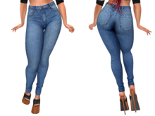 KATHLEEN'S JEANS FOR REBORN BODY-LGT.BLUE-PLUS
