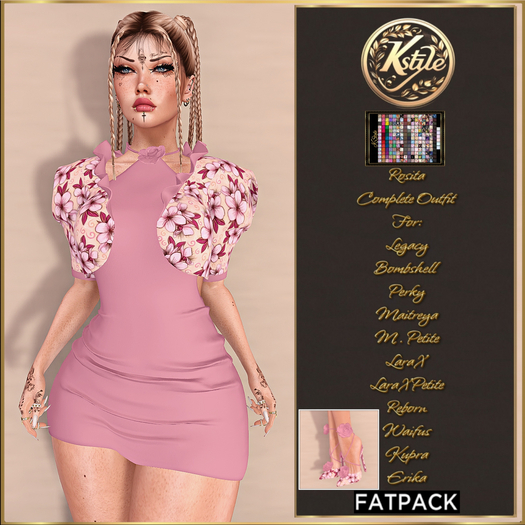 [K-Style] ROSITA COMPLETE OUTFIT - FATPACK #4