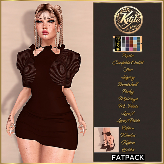 [K-Style] ROSITA COMPLETE OUTFIT - FATPACK #8