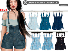 Addams - Lulu Denim Shorts Overall #DEMO