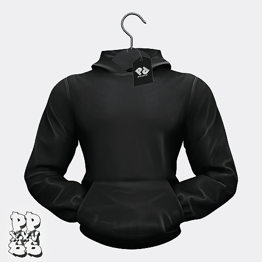 Poppin. Josh Hoodie (Black)