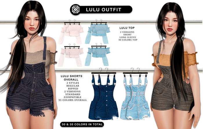 Addams - Lulu - Complete Outfit #MEGAPACK