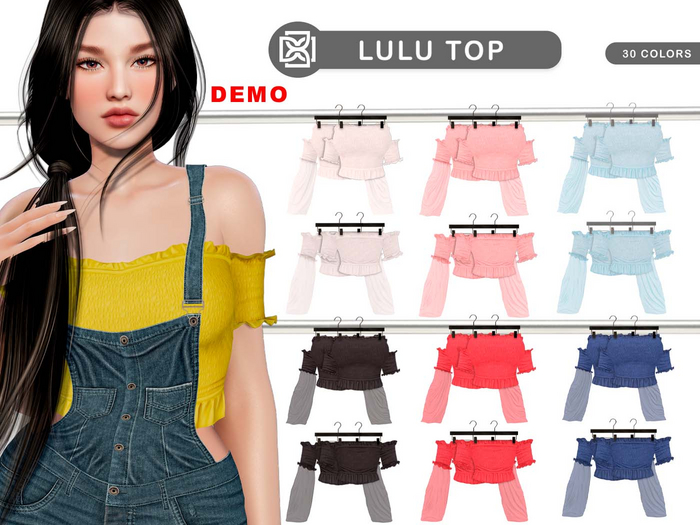 Addams - Lulu Off Shoulder Top #DEMO