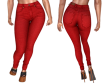 KATHLEEN'S JEANS FOR LEGACY BODY-RED-PLUS