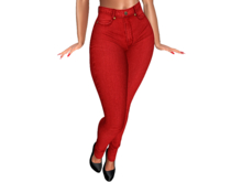 KATHLEEN'S JEANS FOR KUPRA BODY-RED-PLUS