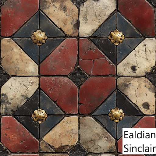 Inlaid Marble Floor Seamless Texture