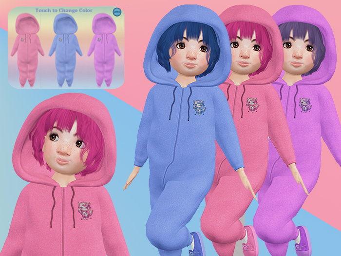 CK HOODED ONESIE