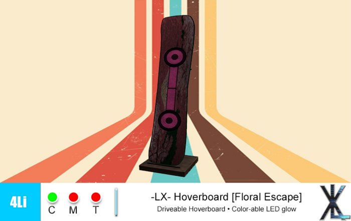 -LX- Hoverboard [Floral Escape]
