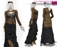 MI963348 Women's Steampunk Tail Coat MAITREYA