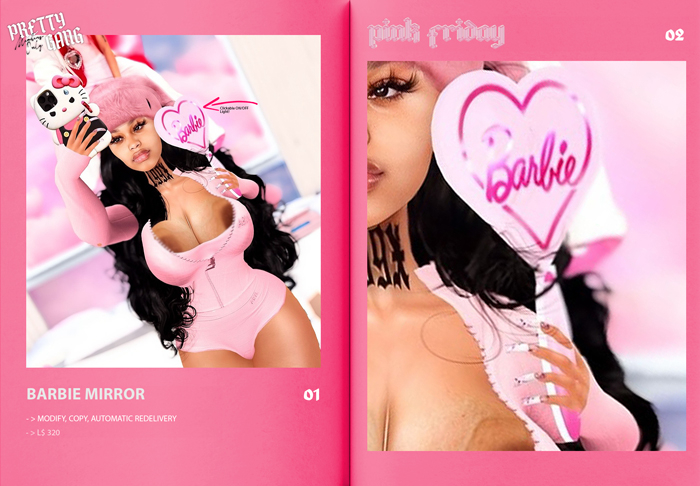 PINKFRIDAY. - Barbie Mirror