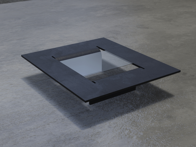 Fjaka Concrete /Glass coffee table 