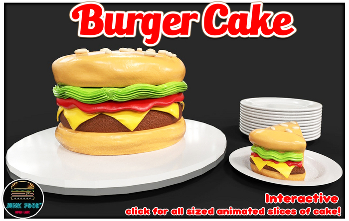 Junk Food - Burger Cake