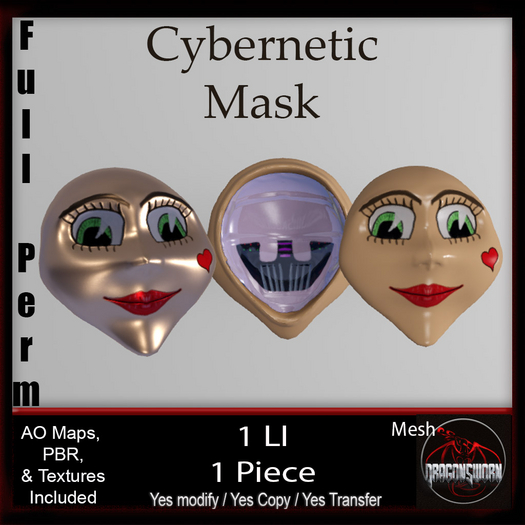 Full Perm Cybernetic Mask