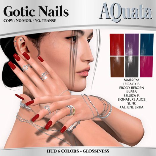 AQuata - Gotic Nails