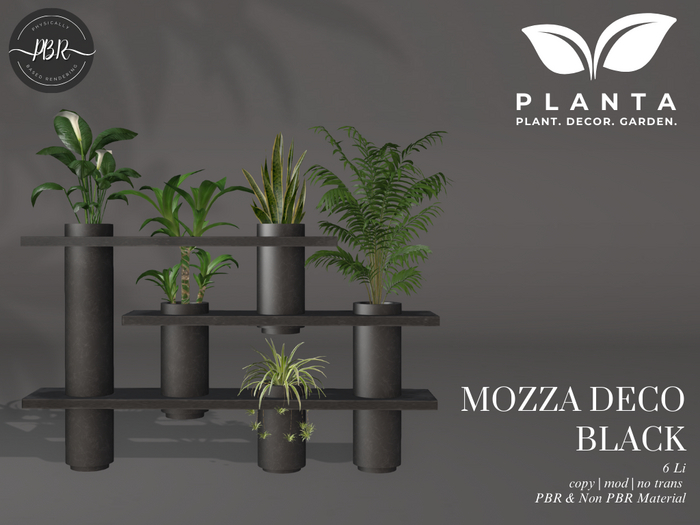 Planta - Mozza Deco Black