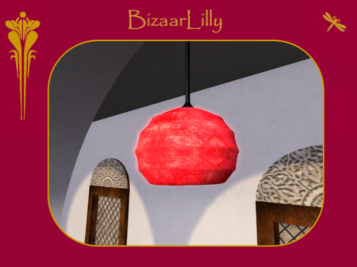 Chinese Scripted Lantern ~ Flame