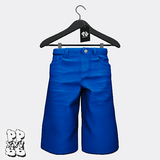 Poppin. Kelte Shorts (Blue)