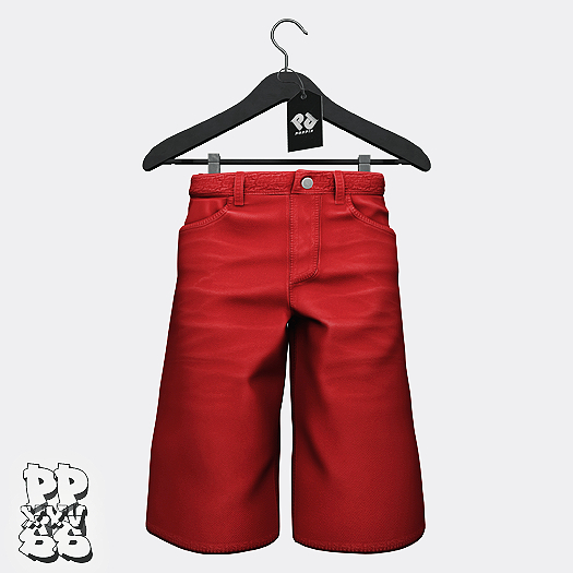 Poppin. Kelte Shorts (Red)