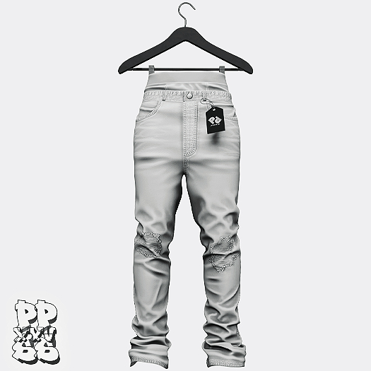 Poppin. Nique Pants (White)