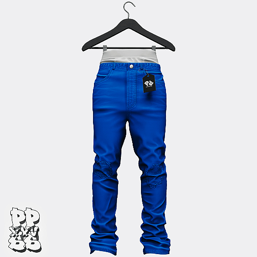 Poppin. Nique Pants (Blue)