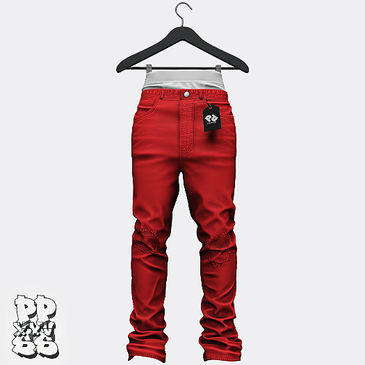 Poppin. Nique Pants (Red)