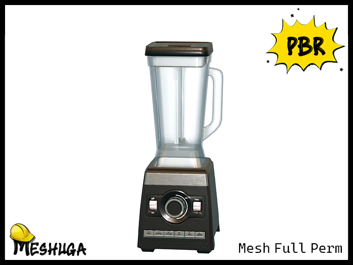 Meshuga PBR Retro Kitchen - Blender FULL PERM MESH