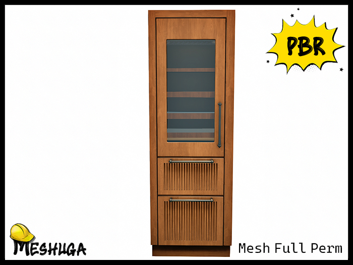 Meshuga PBR Larder Fridge FULL PERM MESH