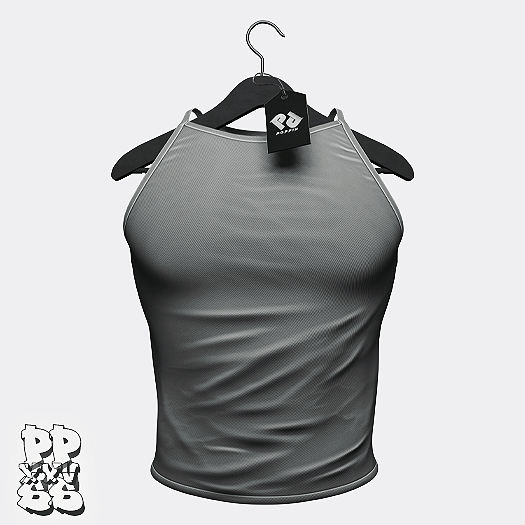 Poppin. Nique Tank (Grey)