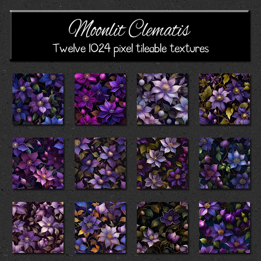 *Wallflowers* Moonlit Clematis