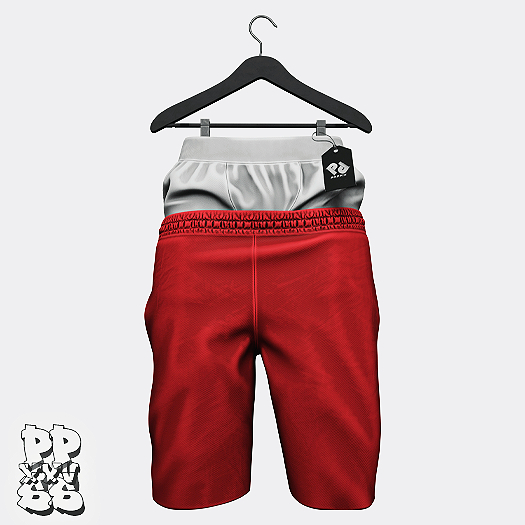Poppin. Jadyn Shorts (Red)