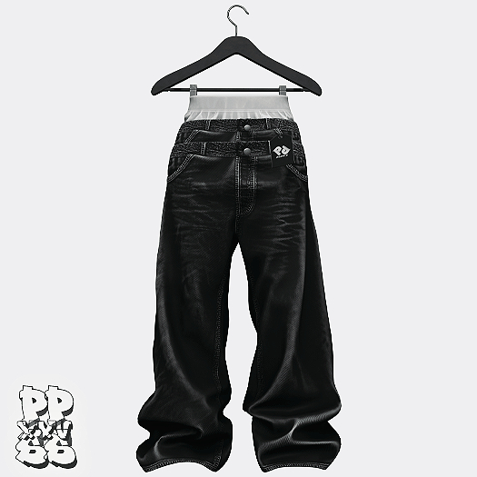 Poppin. Tage Double Jeans (Black)