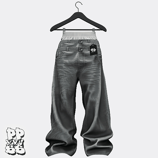 Poppin. Tage Double Jeans (Grey)
