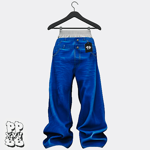Poppin. Tage Double Jeans (Blue)