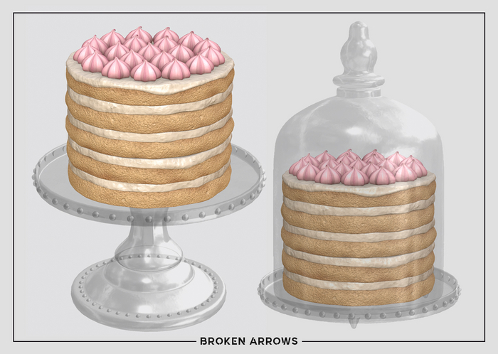 BROKEN ARROWS - Sweet Taste - Meringue Cake - Pink 