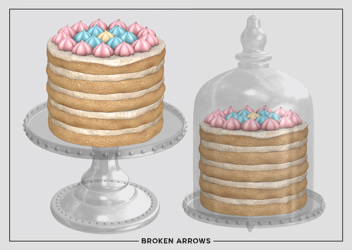 BROKEN ARROWS - Sweet Taste - Meringue Cake - Colorful 
