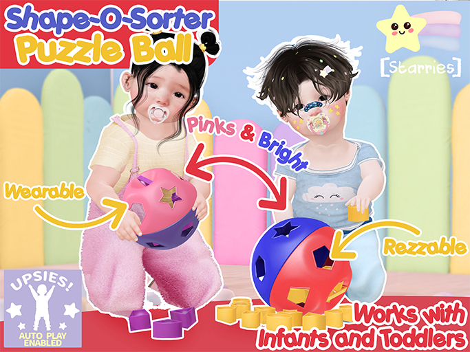 [Starries] Shape-O-Sorter Puzzle Ball
