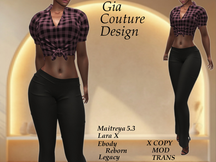 "GCD" Syrona Tied Crop Top Pink