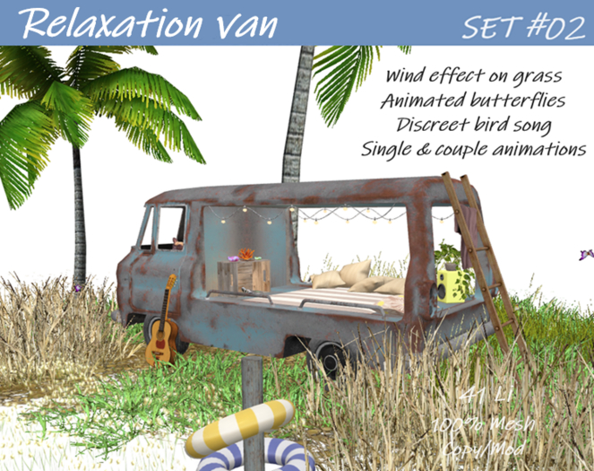 GARDEN Relax van SET #02