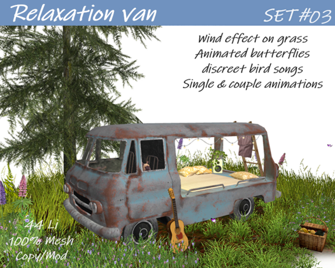 GARDEN Relax van SET #03