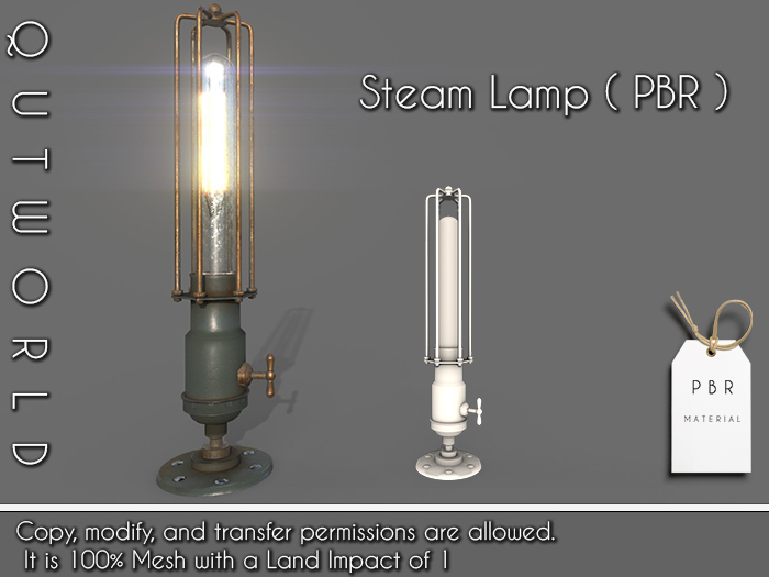 .::QUTWORLD Steam Lamp_PBR::.FP 