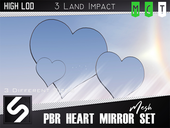 [Saracoglu] PBR Heart Mirror Set 