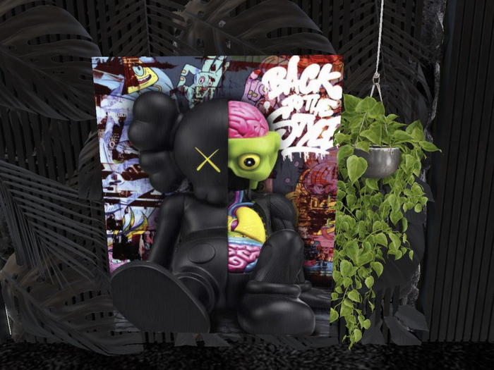 P.P HALF KAWS