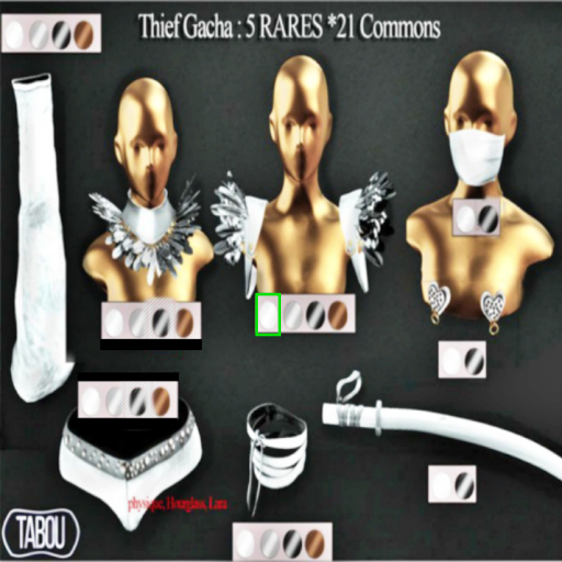 TABOU. Thief Shoulder (white)