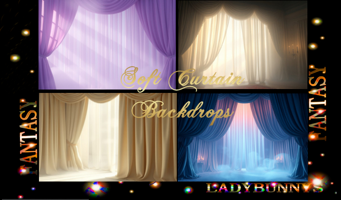 Fantasy Background Textures-Soft Curtain Backdrops-full perm textures