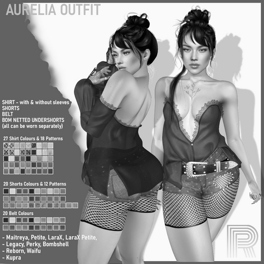 :: RUE :: Aurelia Outfit FATPACK DEMO