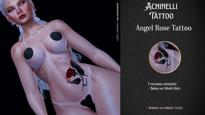 Angel Rose Tattoo