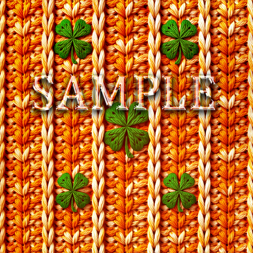 Zoy Texture [ Elegant Shamrock Knit Seamless 02 ] D