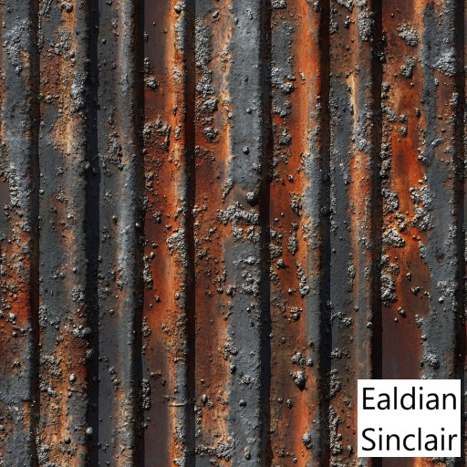 Rusty Corrugated Metal Seamless Texture