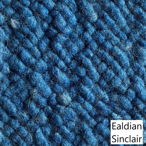 Heavy Homespun Blue Wool Seamless Texture