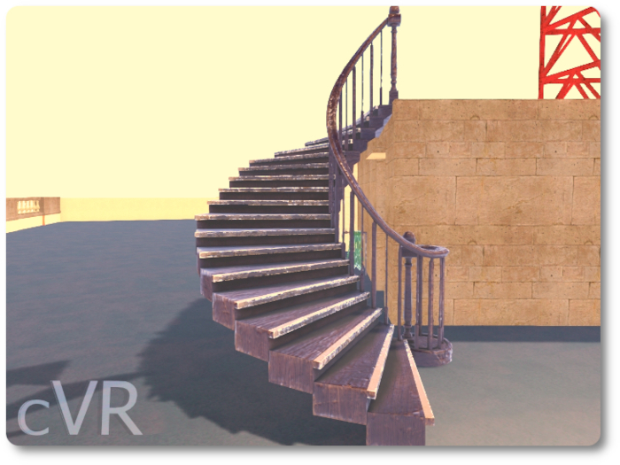 cVR wooden stairs 4b box